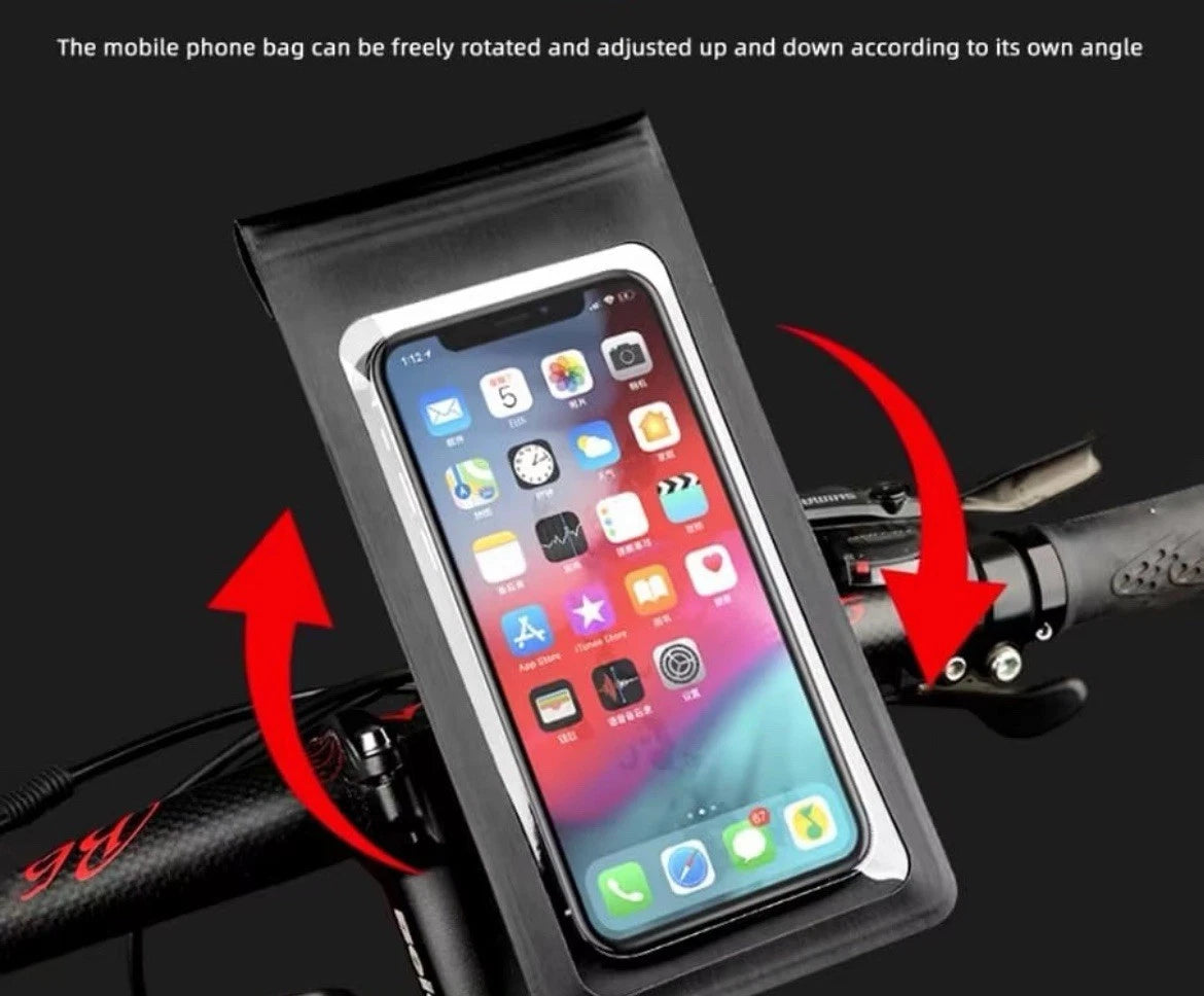 Waterproof Bike Phone Holder – Universal Handlebar Phone Mount for Bikes, E-Bikes & Motorcycles