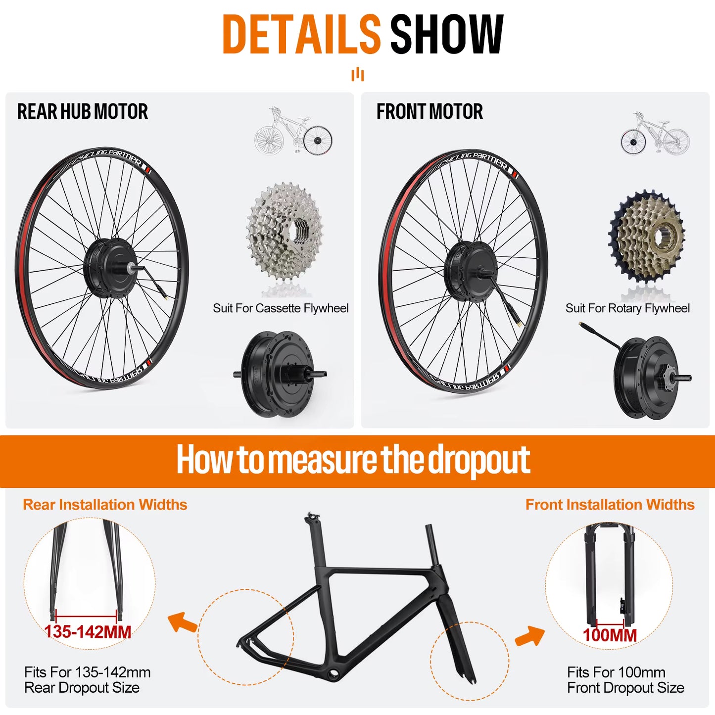 Bafang 48V 500W Conversion Kit