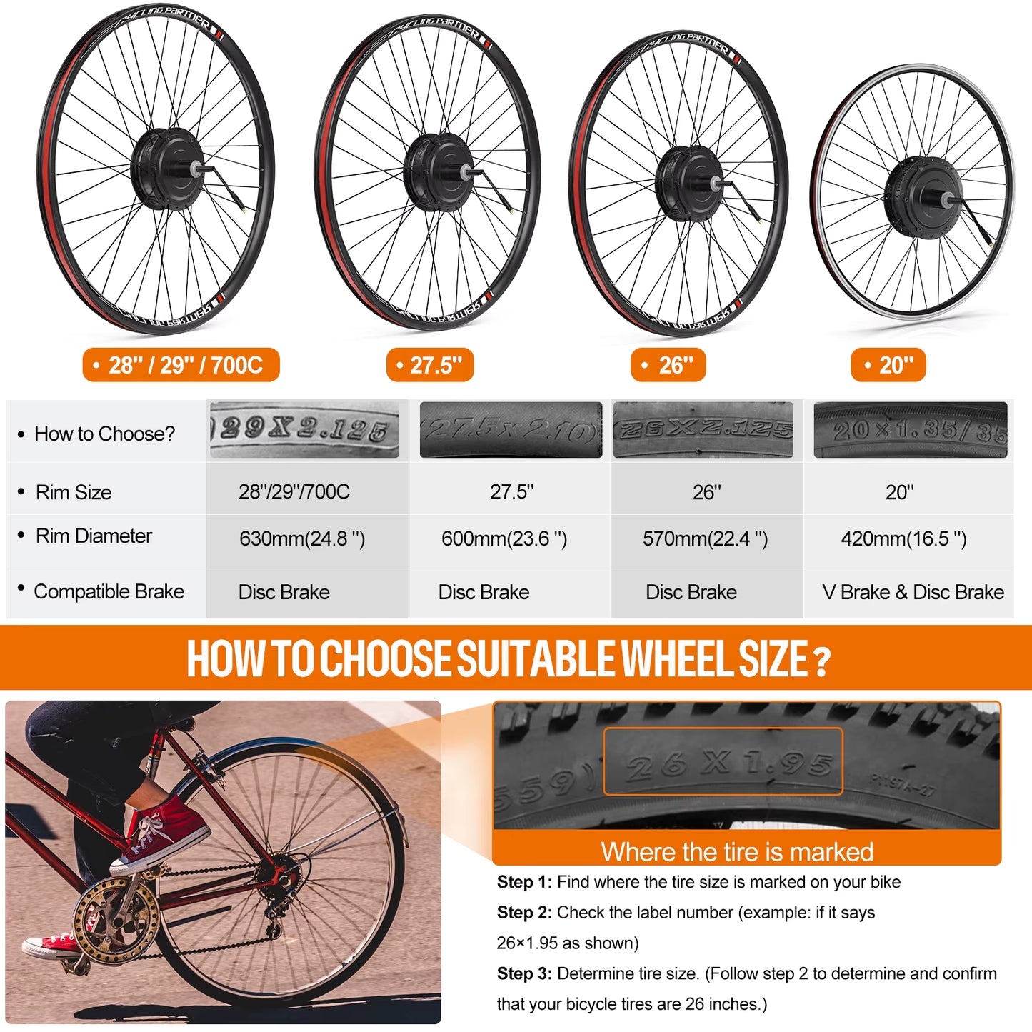 Bafang 48V 500W Conversion Kit